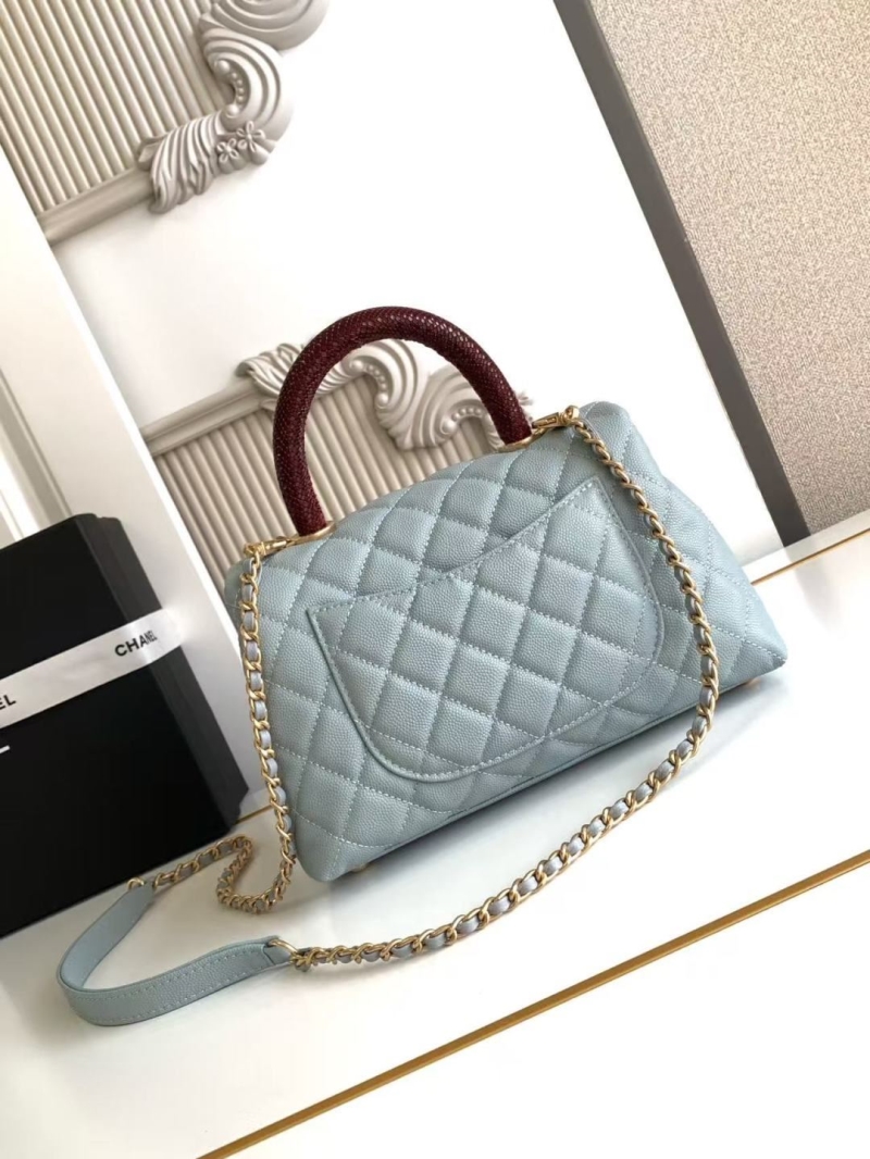Ch**el top handle bags